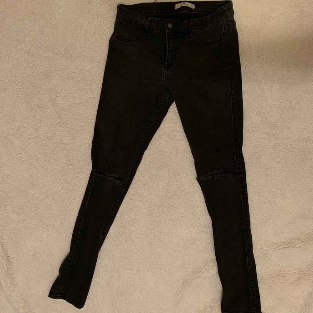 Black Hollister skinny jeans